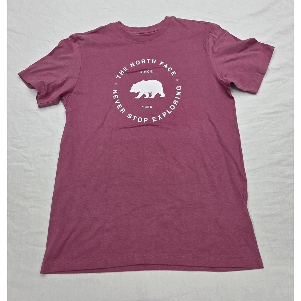 The North Face Purple Graphic Print Casual T-shirt Men's Size Medium